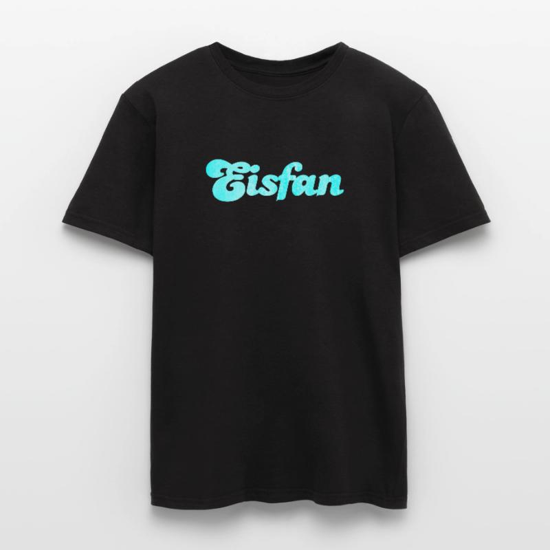 Eisfan cool Statement Eiscreme Eis Eiskrem Fan Männer T-Shirt