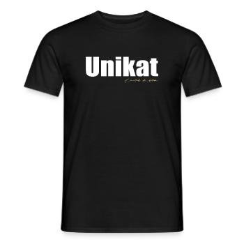 Unikat - Männer T-Shirt - Schwarz - Vorne - AI Model Male 178 light (178cm)