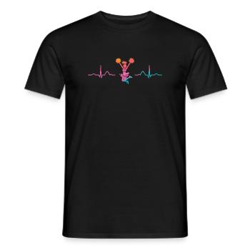Cheerleader Cheer Mom Cheerleading - Männer T-Shirt - Schwarz - Vorne - AI Model Male 178 light (178cm)