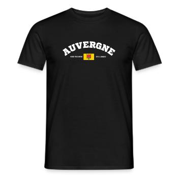 Auvergne Pour Toujours Et A Jamais T-Shirt Cade... - T-shirt homme - noir - Devant - AI Model Male 178 light (178cm)