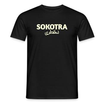 SOKOTRA  - Männer T-Shirt - Schwarz - Vorne - AI Model Male 178 light (178cm)