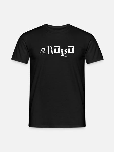 Artist Typography - Men's T-Shirt - black