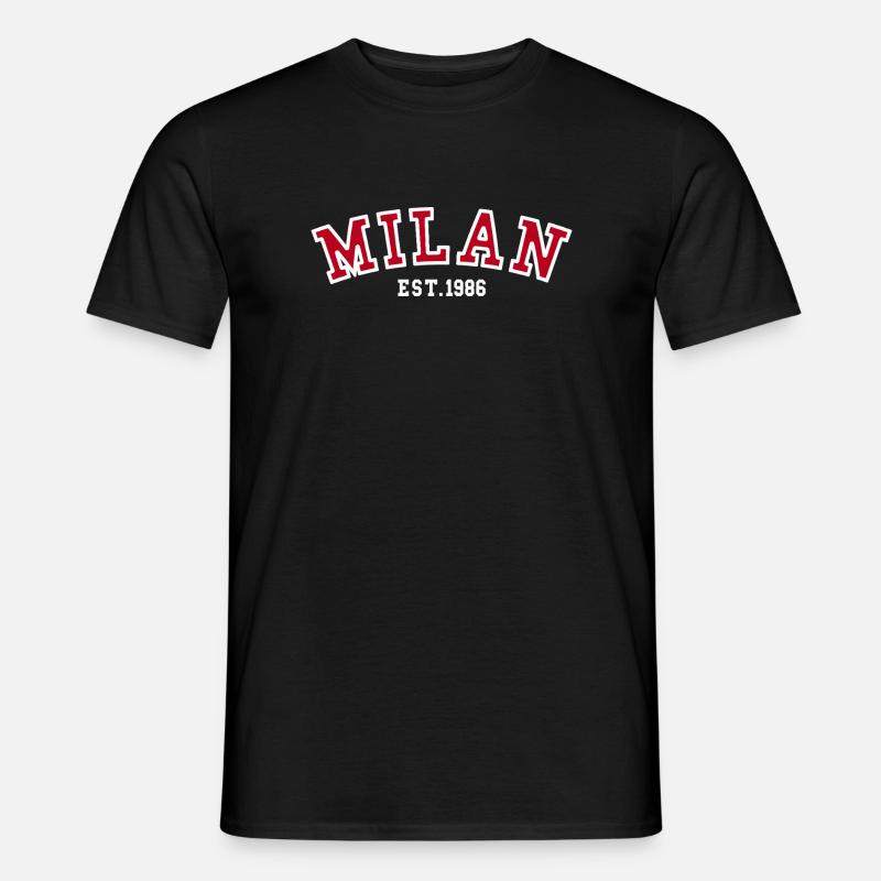 Mailand, gegründet 1986 - Männer T-Shirt - Schwarz