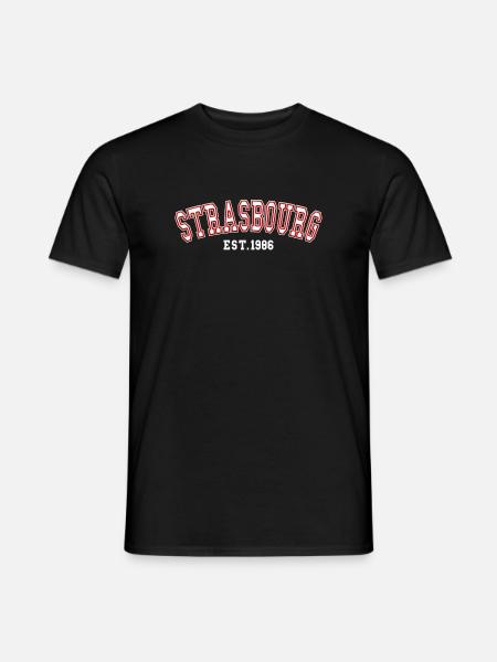 Strasbourg Est. 1986 - Men's T-Shirt - black