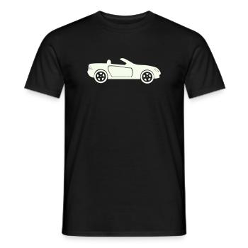 Auto Cabrio - Männer T-Shirt - Schwarz - Vorne - AI Model Male 178 light (178cm)
