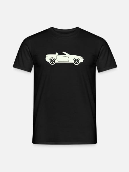 Auto Cabrio - Männer T-Shirt - Schwarz