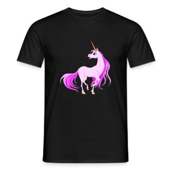 licorne - T-shirt homme - noir - Devant - AI Model Male 178 light (178cm)