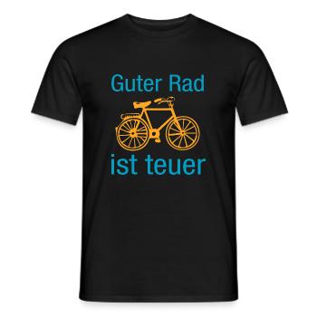 Bike - T-shirt homme - noir - Devant - AI Model Male 178 light (178cm)