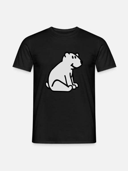 Polar bear - Men's T-Shirt - black