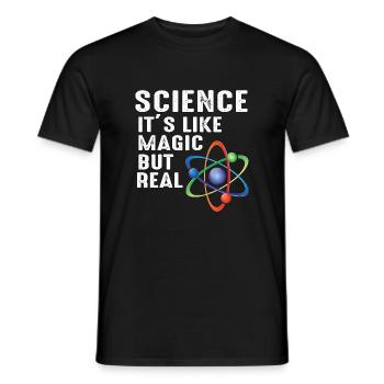 Wissenschaft - Männer T-Shirt - Schwarz - Vorne - AI Model Male 178 light (178cm)