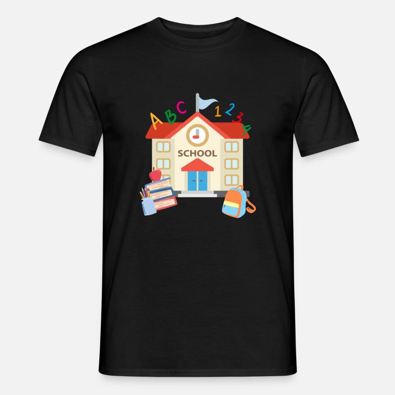 Schule Einschulung 1 - Männer T-Shirt - Schwarz
