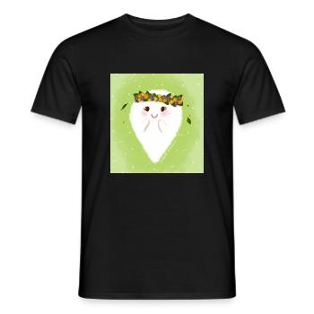 Blumenkind - Männer T-Shirt - Schwarz - Vorne - AI Model Male 178 light (178cm)