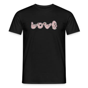 Faultier LOVE Yoga - Männer T-Shirt - Schwarz - Vorne - AI Model Male 178 light (178cm)