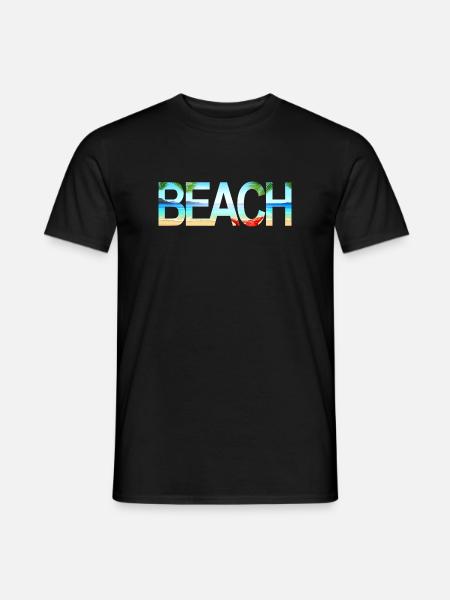 Beach - Men's T-Shirt - black