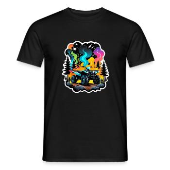 Quad & Off-Road - Men's T-Shirt - black - Front - AI Model Male 178 light (178cm)