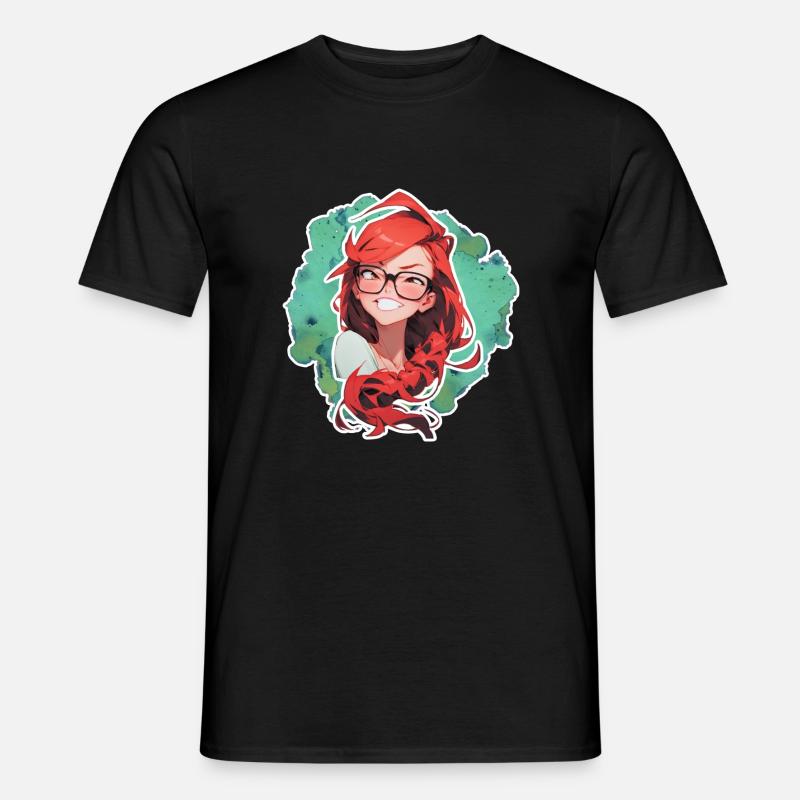 Frau Soline klein - Männer T-Shirt - Schwarz