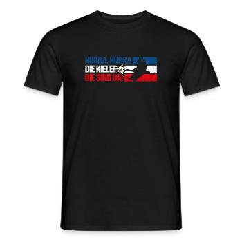 Kiel Fußball - Männer T-Shirt - Schwarz - Vorne - AI Model Male 178 light (178cm)