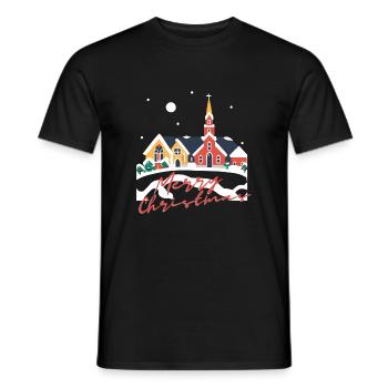 Weihnachten - Männer T-Shirt - Schwarz - Vorne - AI Model Male 178 light (178cm)