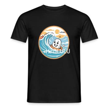 Honolulu Hawaii USA Geschenk Geschenkidee - Männer T-Shirt - Schwarz - Vorne - AI Model Male 178 light (178cm)