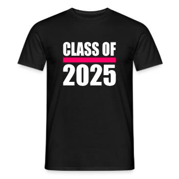 Class of 2025 - Männer T-Shirt - Schwarz - Vorne - AI Model Male 178 light (178cm)