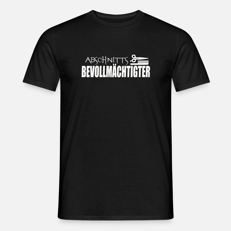 ABSCHNITTSBEVOLLMÄCHTIGTER - Männer T-Shirt - Schwarz