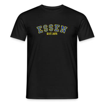 Essen Est. 1975 - Men's T-Shirt - black - Front - AI Model Male 178 light (178cm)