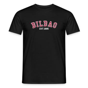 Bilbao Est. 2005 - Men's T-Shirt - black - Front - AI Model Male 178 light (178cm)