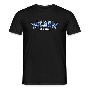 Bochum Est. 1995 - Männer T-Shirt - Schwarz - Vorne - AI Model Male 178 light (178cm)