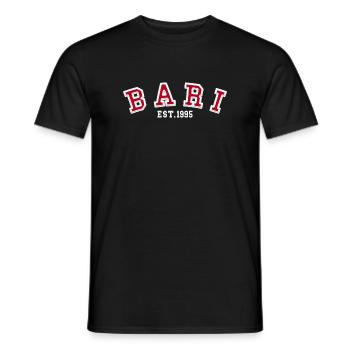 Bari Est 1995 - Men's T-Shirt - black - Front - AI Model Male 178 light (178cm)