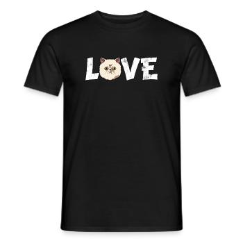 ECG de battement de cœur en bateau Drôle de vie sur le lac à la voile - T-shirt homme - noir - Devant - AI Model Male 178 light (178cm)