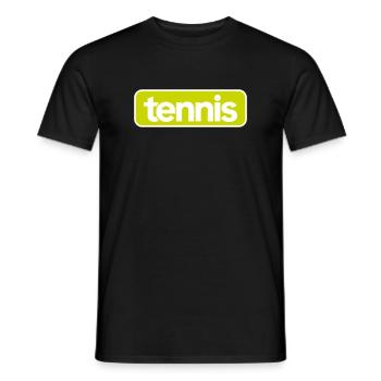 Tennis Bold Sportswear - T-shirt homme - noir - Devant - AI Model Male 178 light (178cm)