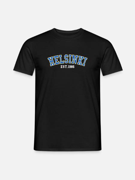 Helsinki Est. 1986 - Men's T-Shirt - black