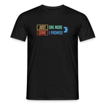 Plus qu’un match - T-shirt homme - noir - Devant - AI Model Male 178 light (178cm)
