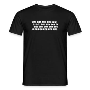 Clavier ZX 81 Tastatur - T-shirt homme - noir - Devant - AI Model Male 178 light (178cm)