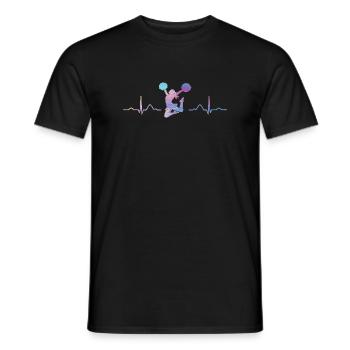 Cheerleader Cheer Mom Cheerleading - Männer T-Shirt - Schwarz - Vorne - AI Model Male 178 light (178cm)