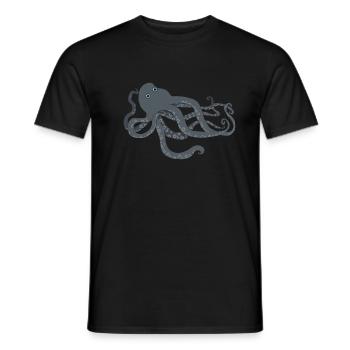Kraken - Männer T-Shirt - Schwarz - Vorne - AI Model Male 178 light (178cm)