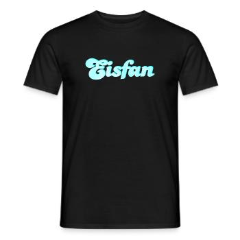 Eis Fan Eiscreme süß Sommer Eiskrem Handschrift - Männer T-Shirt - Schwarz - Vorne - AI Model Male 178 light (178cm)