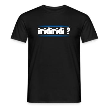 Iridiridi Bayerischer Dialekt Humor - Männer T-Shirt - Schwarz - Vorne - AI Model Male 178 light (178cm)