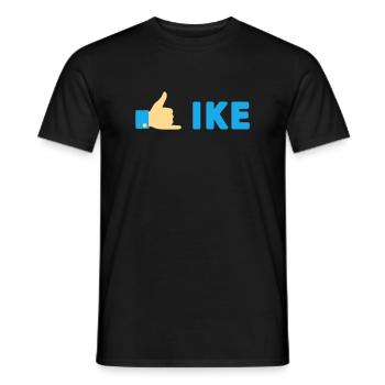 Bright Natural Pattern for T-Shirts and Clothing - Men's T-Shirt - black - Front - AI Model Male 178 light (178cm)