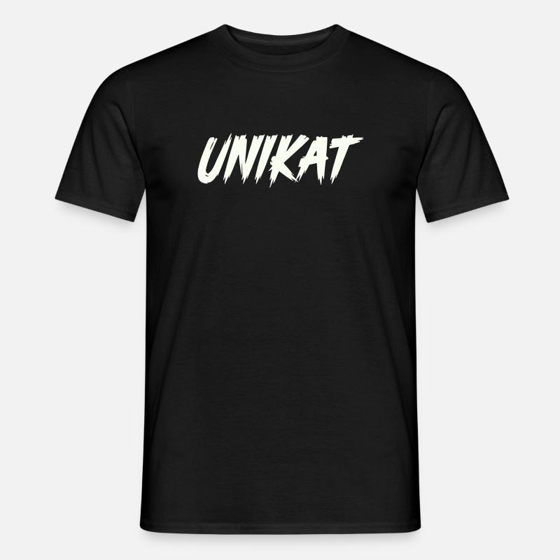 unikat- - Männer T-Shirt - Schwarz