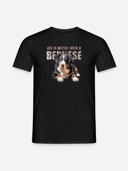 Bouvier bernois - T-shirt homme - noir