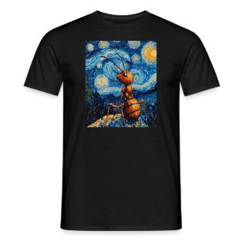 Ameise - Männer T-Shirt - Schwarz - Vorne - AI Model Male 178 light (178cm)