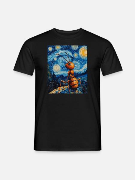 Ameise - Männer T-Shirt - Schwarz