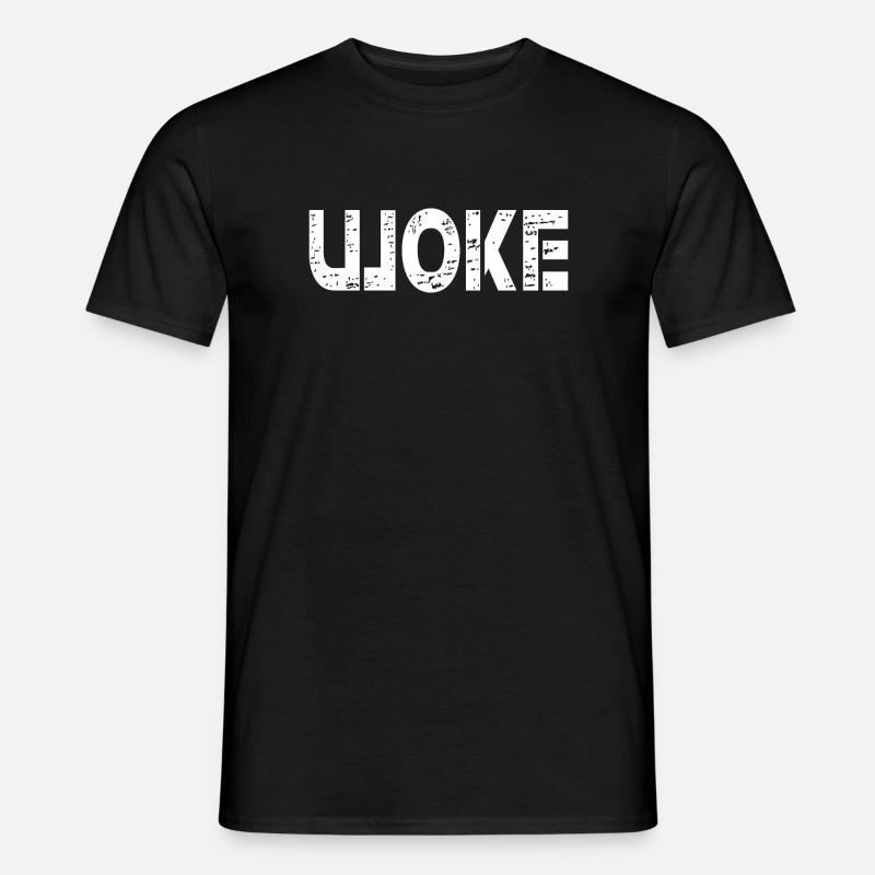 Weckte - Männer T-Shirt - Schwarz