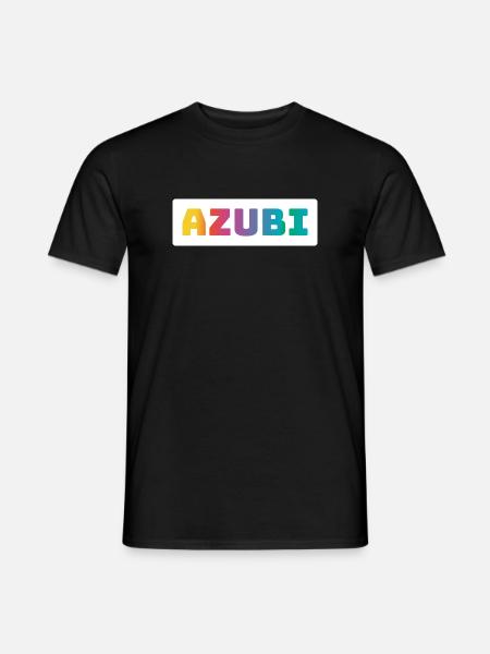Azubi Tshirt coloured - Männer T-Shirt - Schwarz