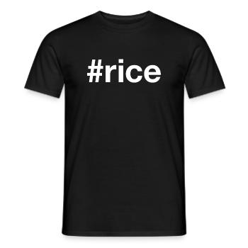 Rice Reis - Men's T-Shirt - black - Front - AI Model Male 178 light (178cm)