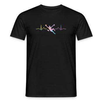 Boulderer Herzschlag Boulder Bouldern - Männer T-Shirt - Schwarz - Vorne - AI Model Male 178 light (178cm)