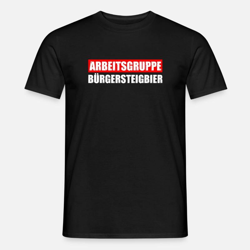 Bürgersteigbier OKF Ortskontrollfahrt - Männer T-Shirt - Schwarz