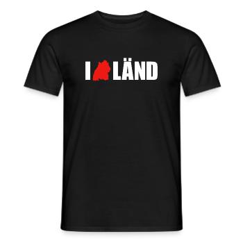 J’aime Länd Baden-Wurtemberg - T-shirt homme - noir - Devant - AI Model Male 178 light (178cm)