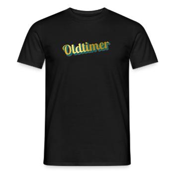 oldtimer - Männer T-Shirt - Schwarz - Vorne - AI Model Male 178 light (178cm)